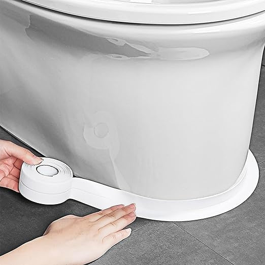 Bath & Kitchen Caulk Tape Sealant Strip, PVC Self-Adhesive Tub & Wall Sealing Tape, Shower Tile Sealer   -2PCS