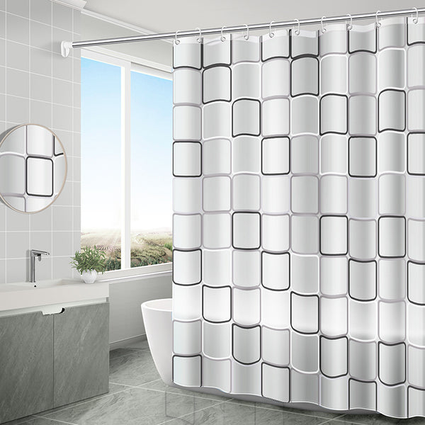 PEVA Anti-mildew Waterproof Multi-color Optional Shower Curtain